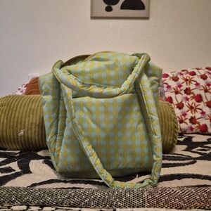 BAGGU Yellow and Blue Patterned Baby Bag